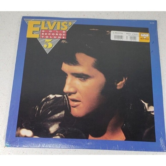 ELVIS ~ GOLD RECORDS VOLUME 5~ FACTORY SEALED 1984 BURNING LOVE MOODY BLUE NEW